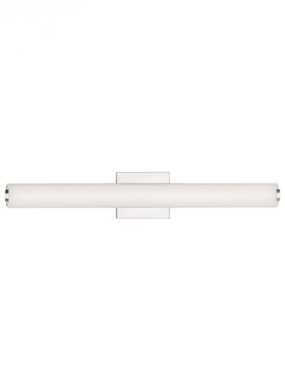 Visual Comfort Modern Finn Bath Vanity Nickel, Satin Nickel
