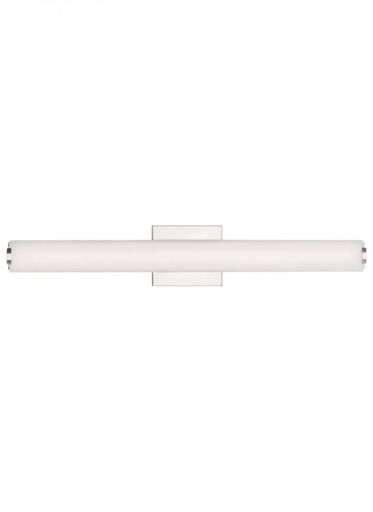 Visual Comfort Modern Finn Bath Vanity Nickel, Satin Nickel