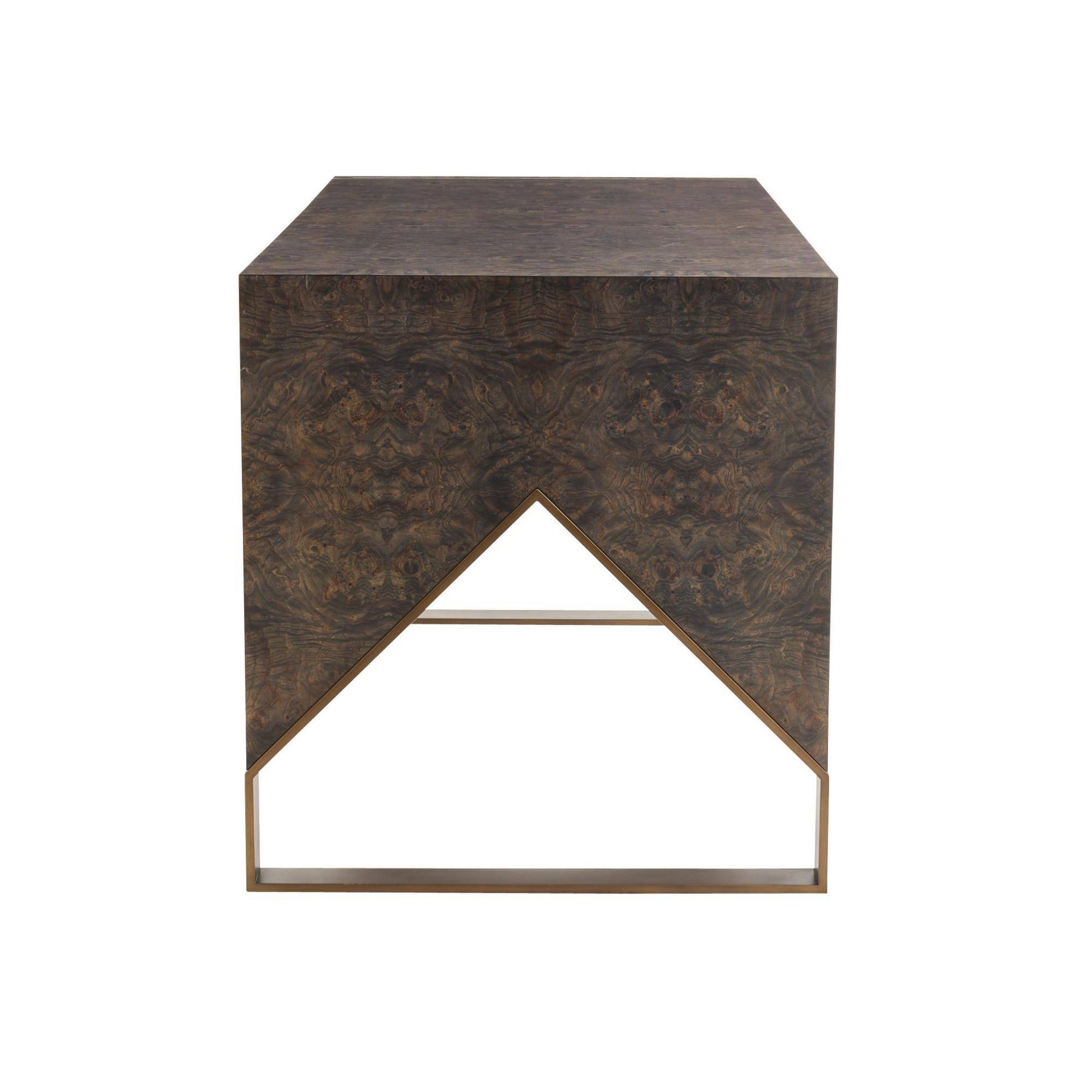 Arteriors Home Jupiter Desk Truffle Burl