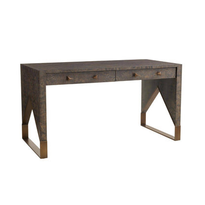 Arteriors Home Jupiter Desk Truffle Burl
