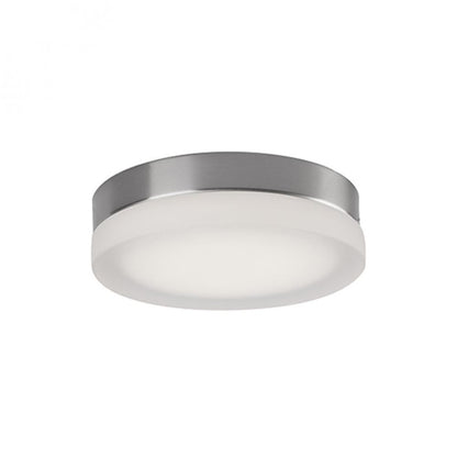 Kuzco Lighting Inc Bedford 11-in Flush Mount Brushed Nickel/Frosted