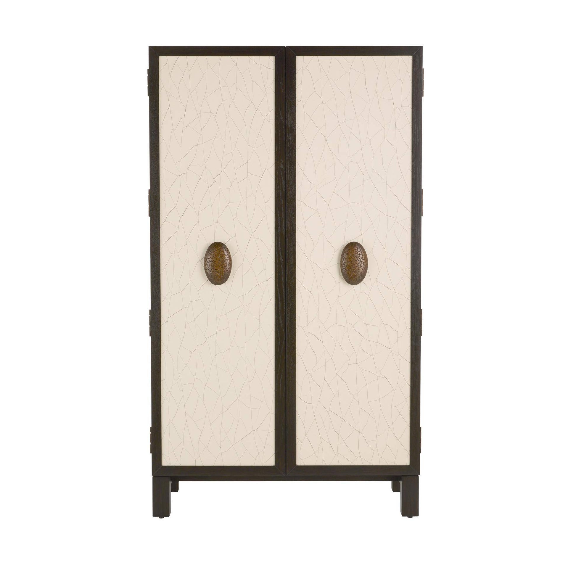 Arteriors Home Soko Cocktail Cabinet Ivory