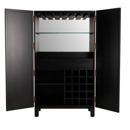 Arteriors Home Soko Cocktail Cabinet Ivory