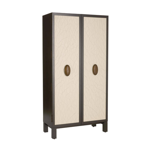 Arteriors Home Soko Cocktail Cabinet Ivory