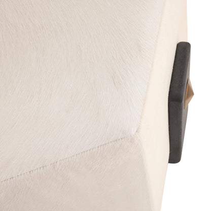 Arteriors Home Ivonne Ottoman White