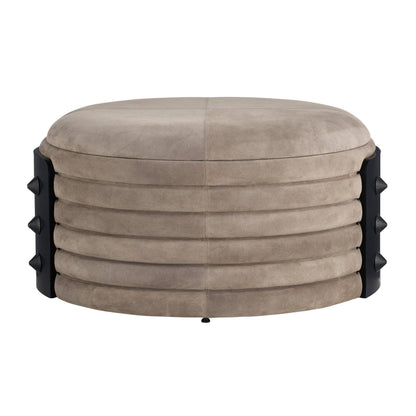 Arteriors Home Titus Ottoman Taupe