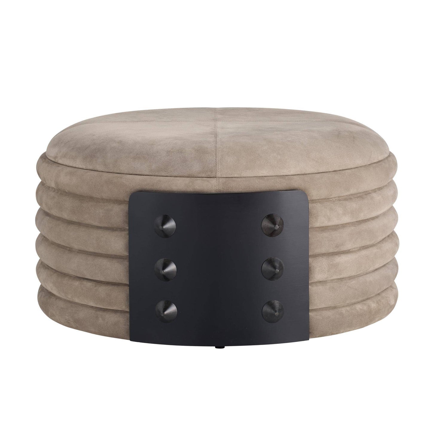 Arteriors Home Titus Ottoman Taupe