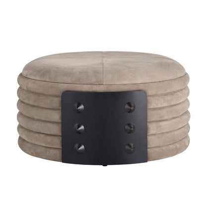 Arteriors Home Titus Ottoman Taupe
