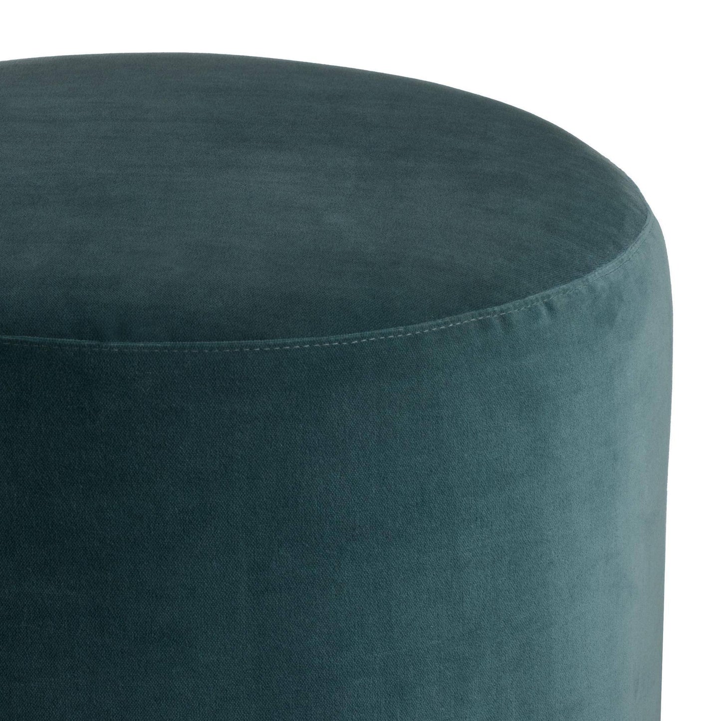 Arteriors Home Avalon Swivel Ottoman Aegean Performance Velvet Aegean