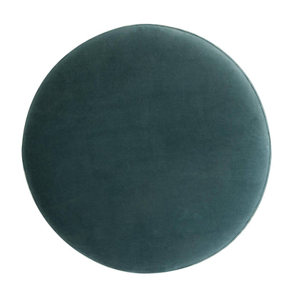 Arteriors Home Avalon Swivel Ottoman Aegean Performance Velvet Aegean