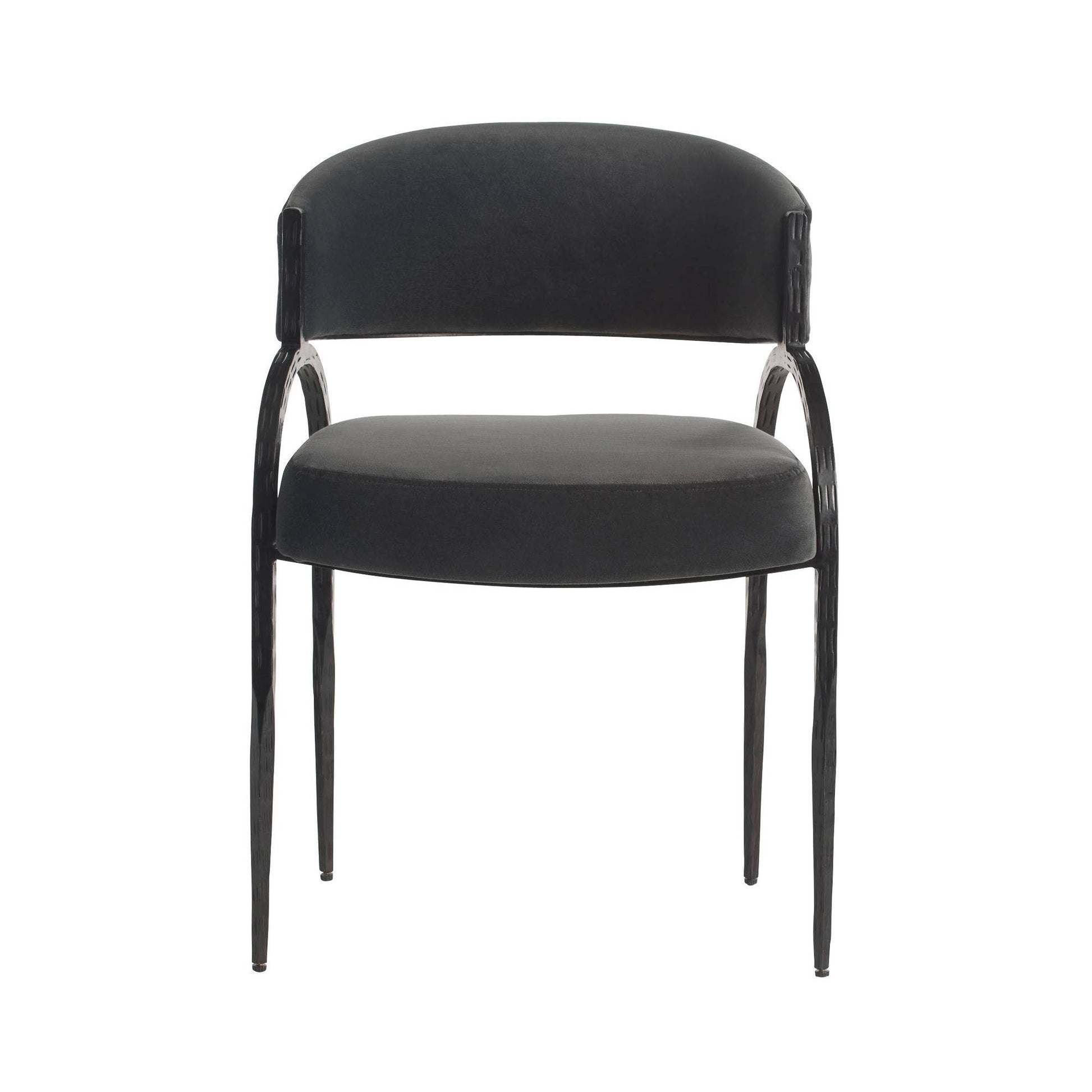 Arteriors Home Bahati Chair Midnight Grey