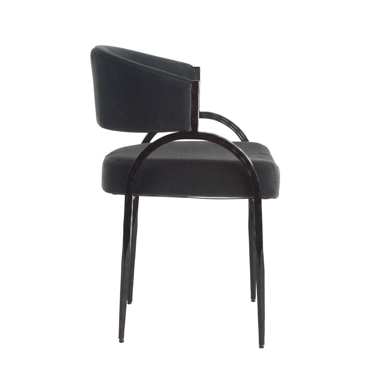Arteriors Home Bahati Chair Midnight Grey