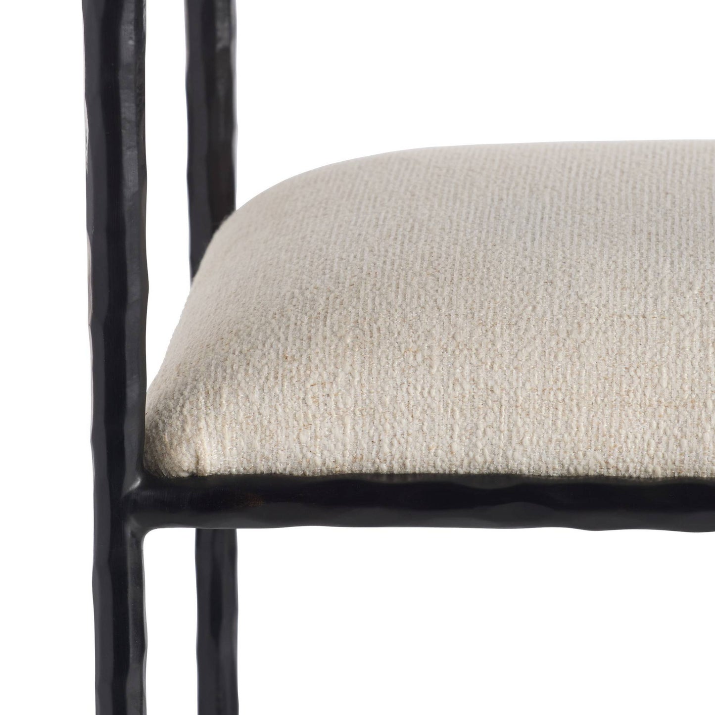 Arteriors Home Barbana Chair Oxford White Performance Fabric Oxford White