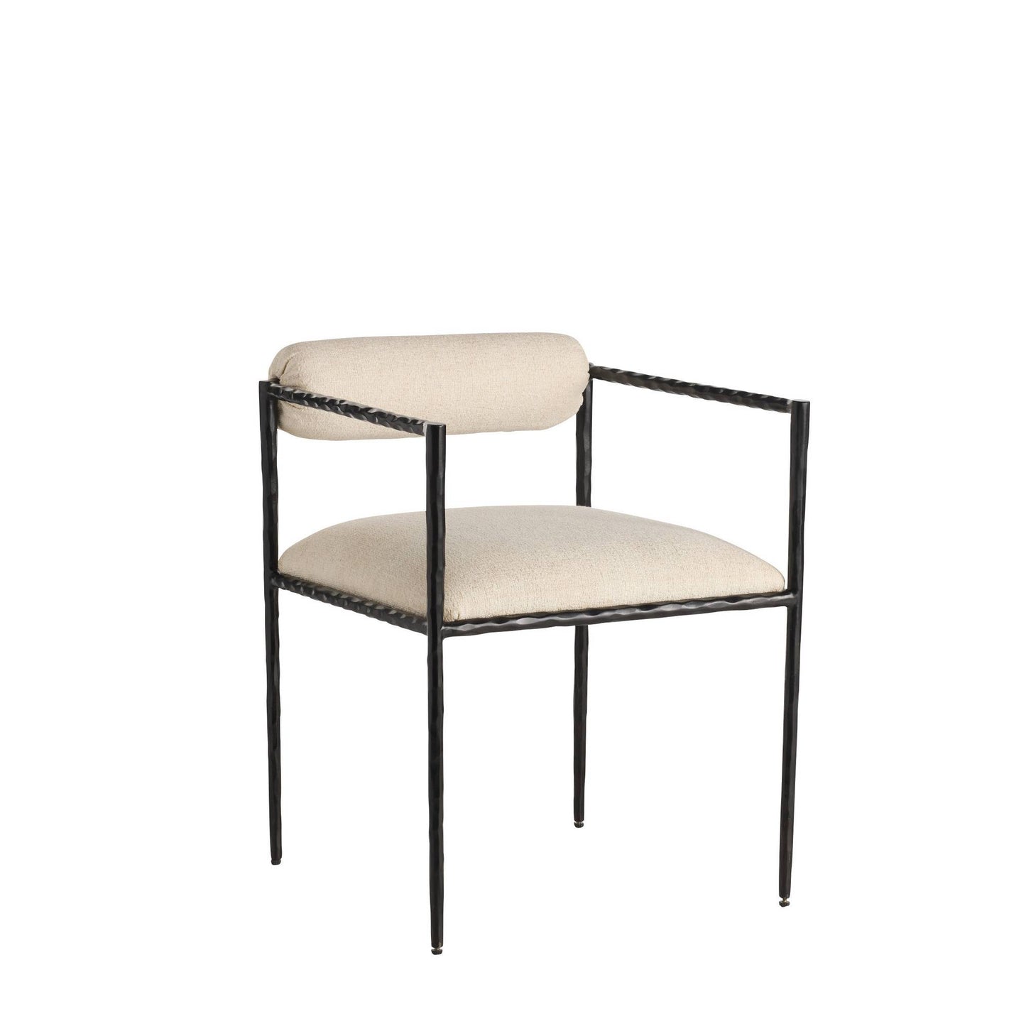 Arteriors Home Barbana Chair Oxford White Performance Fabric Oxford White