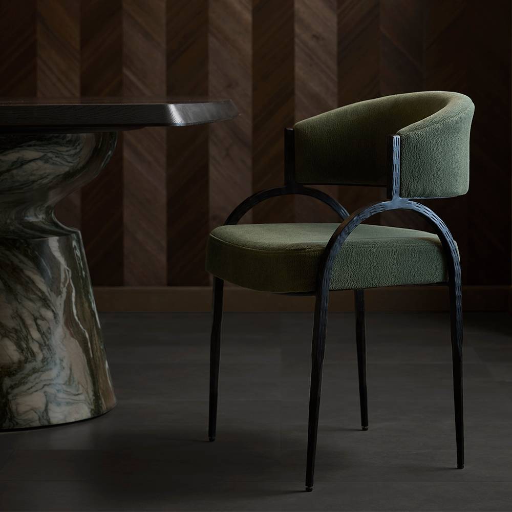 Bahati Chenille Dining Chair