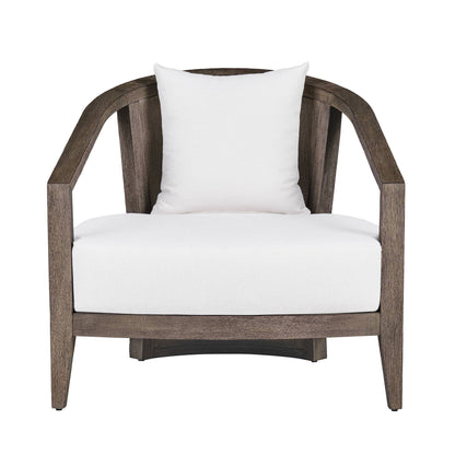 Arteriors Home Sobek Textured Back Outdoor Lounge Chair