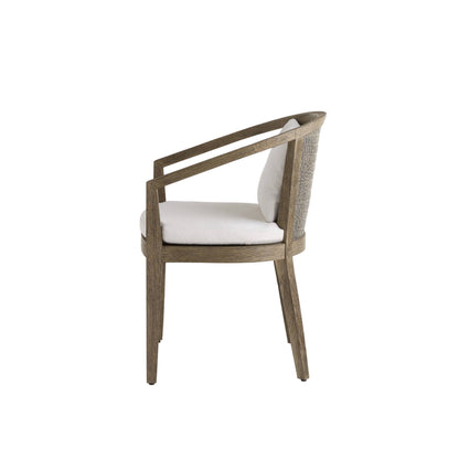 Arteriors Home Sobek Textured Back Outdoor Dining Chair