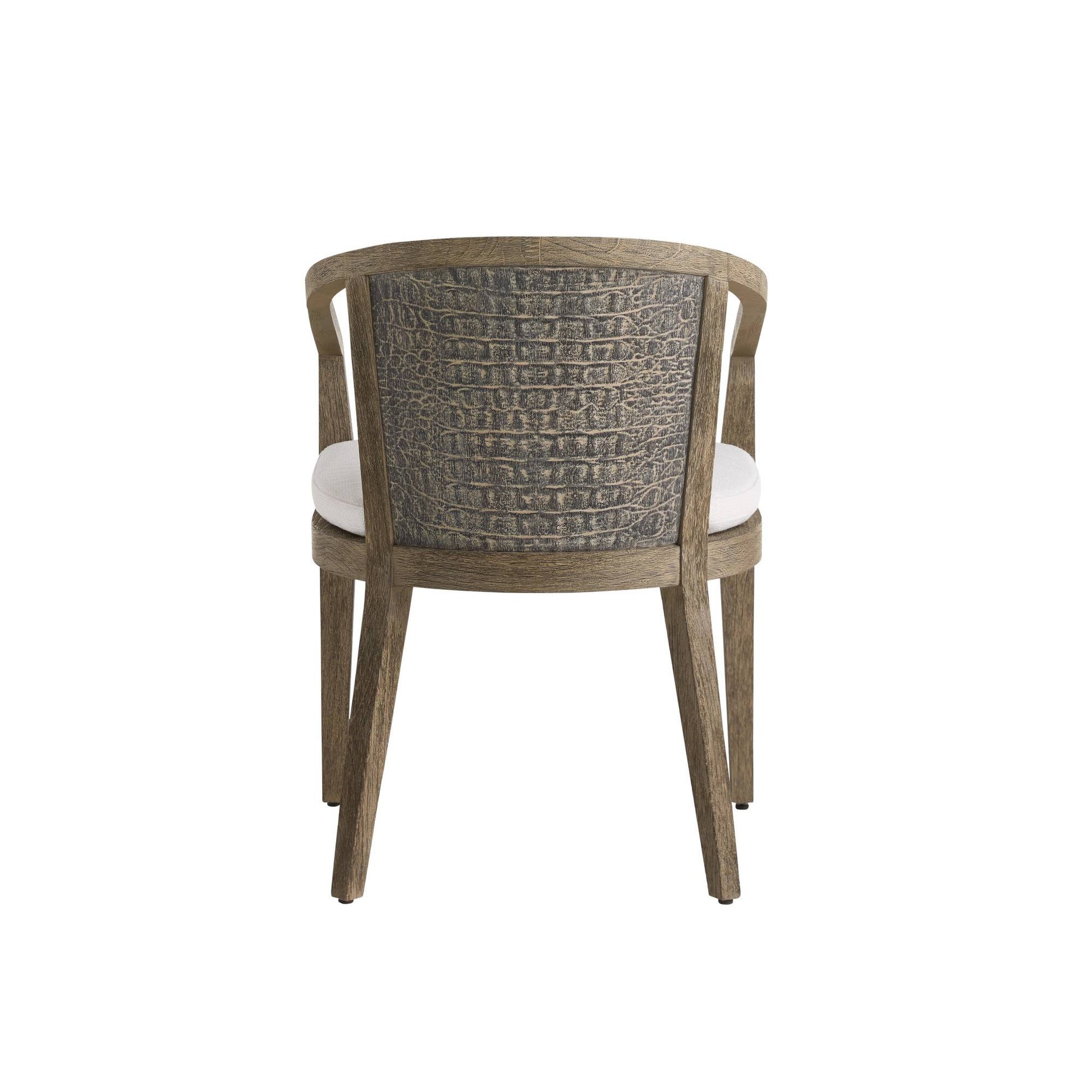 Arteriors Home Sobek Textured Back Outdoor Dining Chair