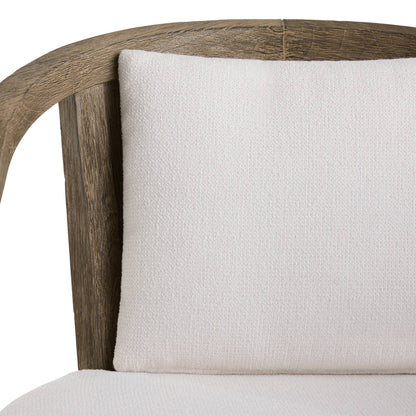 Arteriors Home Sobek Textured Back Outdoor Dining Chair