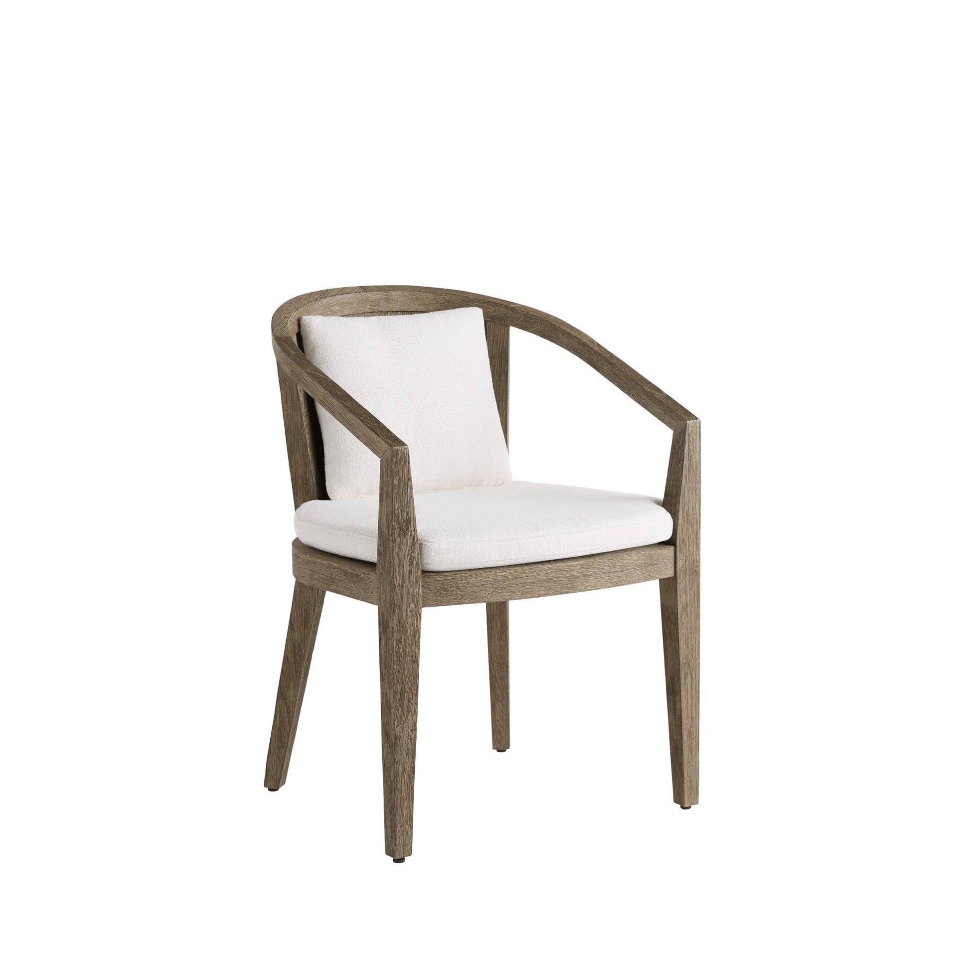 Arteriors Home Sobek Textured Back Outdoor Dining Chair