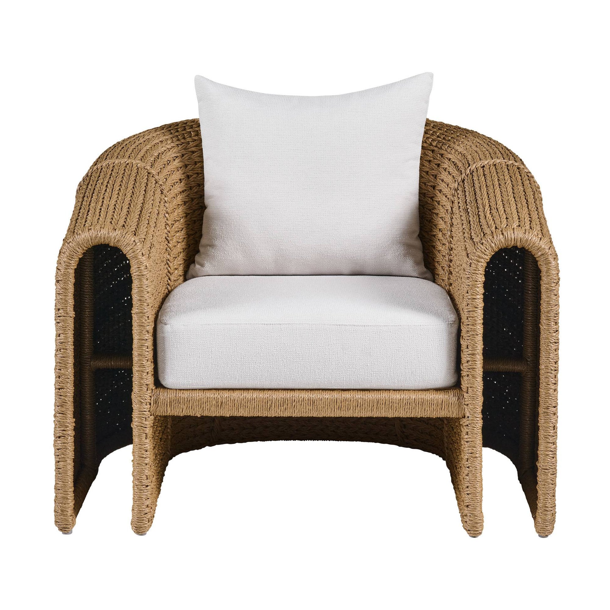 Arteriors Home Julien Open Arm Outdoor Lounge Chair