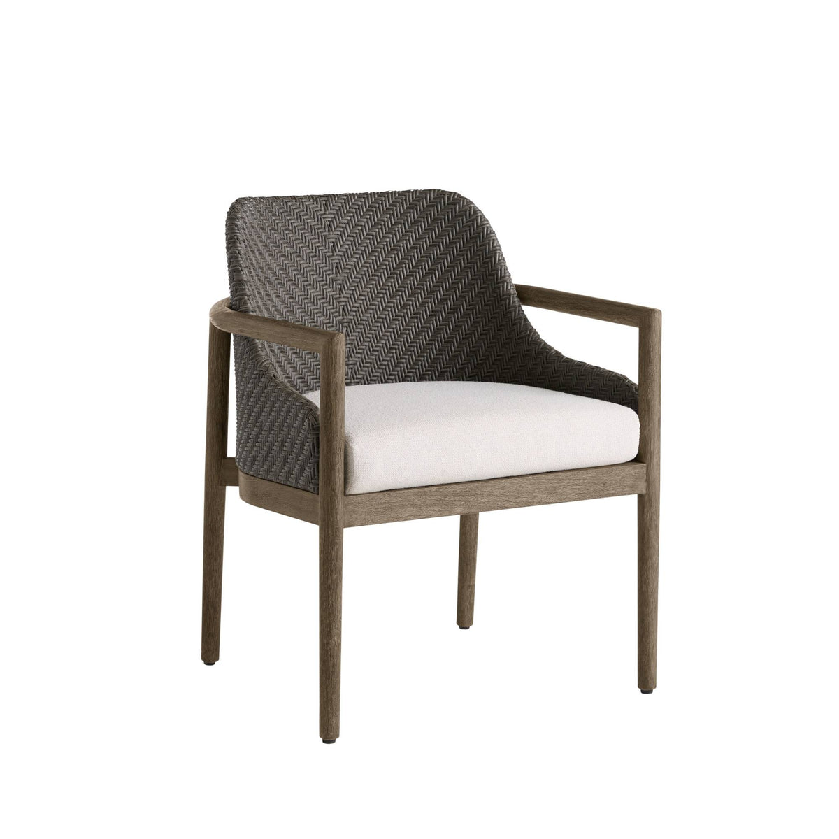 Chilton Outdoor Dining Chair Dark Gray Wash & Kona