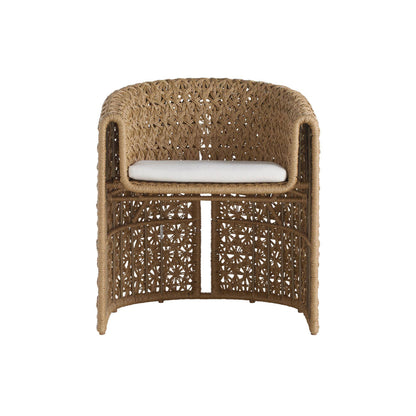 Arteriors Home Iggy Outdoor Chair, Outdoor Performance Bouclé Pearl