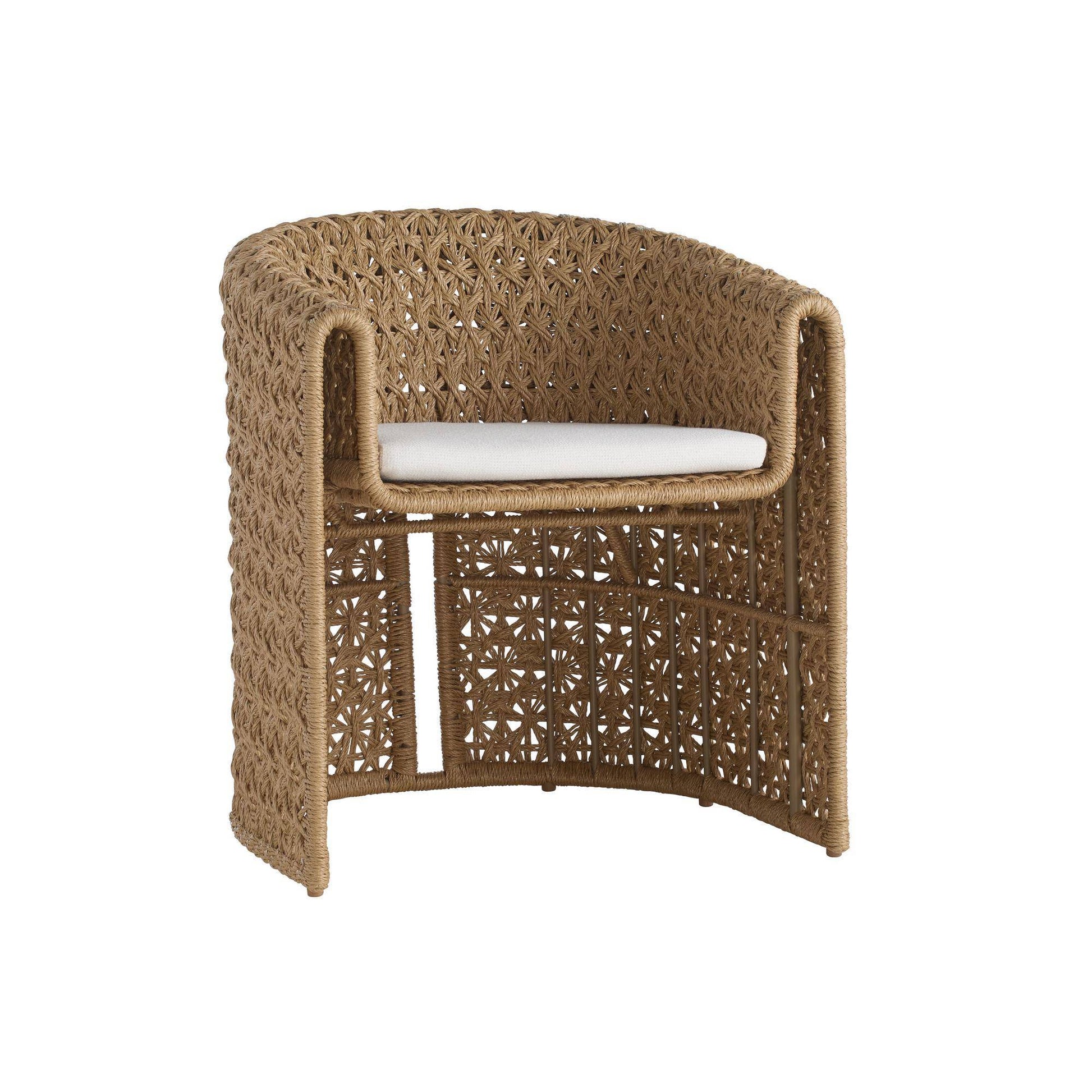 Arteriors Home Iggy Outdoor Chair, Outdoor Performance Bouclé Pearl