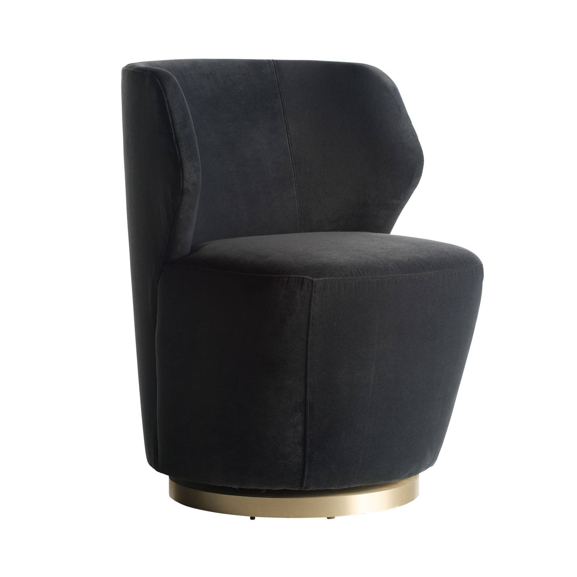 Arteriors Home Poppy Chair Midnight Grey Performance Velvet Midnight Grey