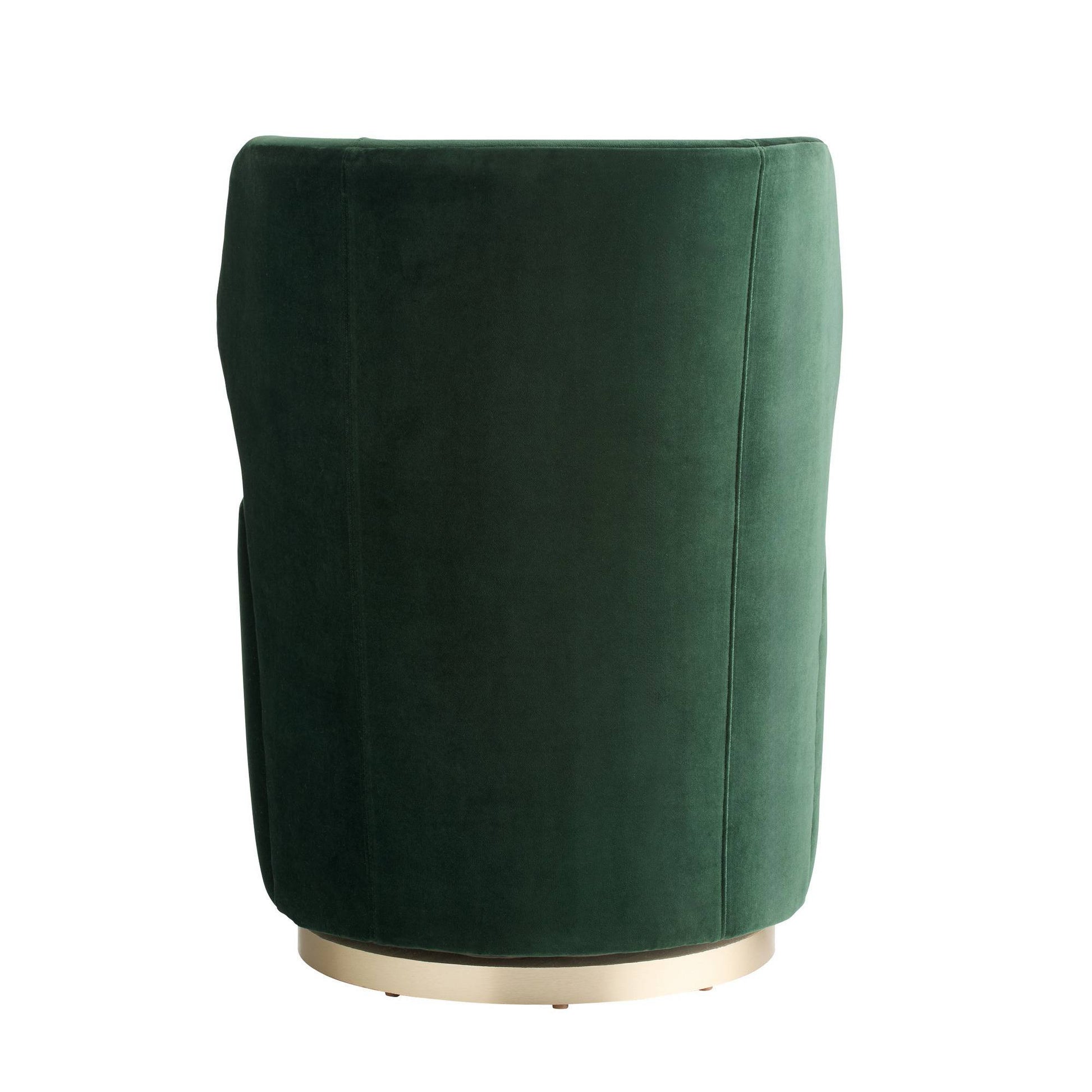 Arteriors Home Poppy Chair Forest Velvet Champagne Swivel Forest