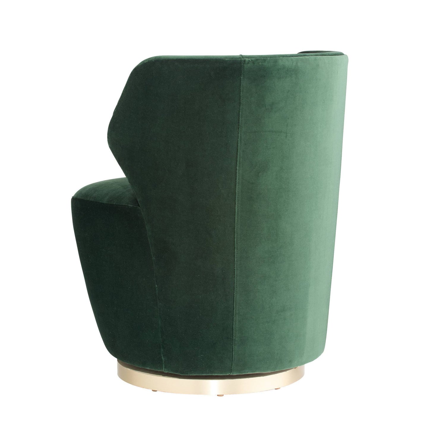 Arteriors Home Poppy Chair Forest Velvet Champagne Swivel Forest