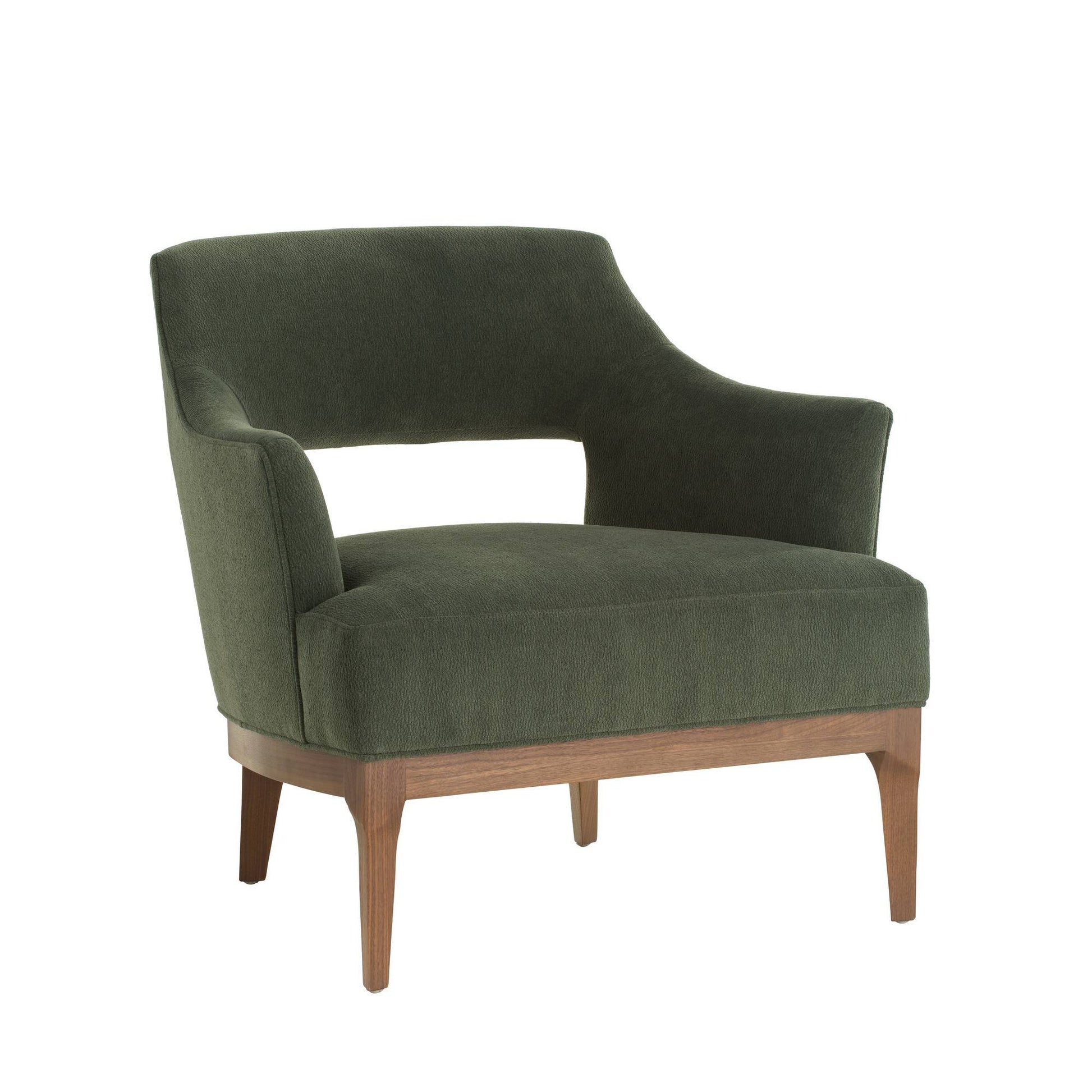 Arteriors Home Laurette Chair Pine Performance Chenille Pine