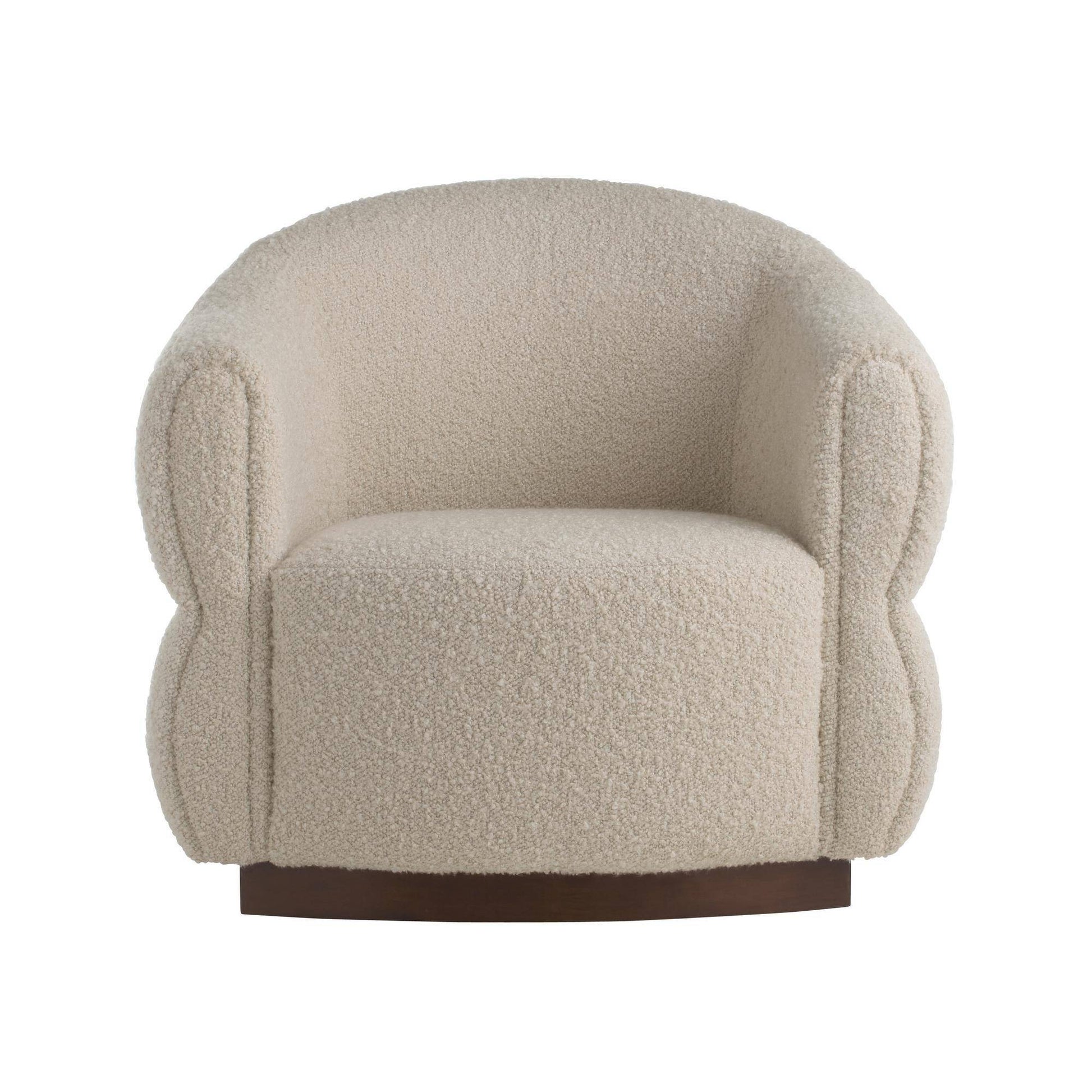 Arteriors Home Alexandra Swivel Chair Oatmeal