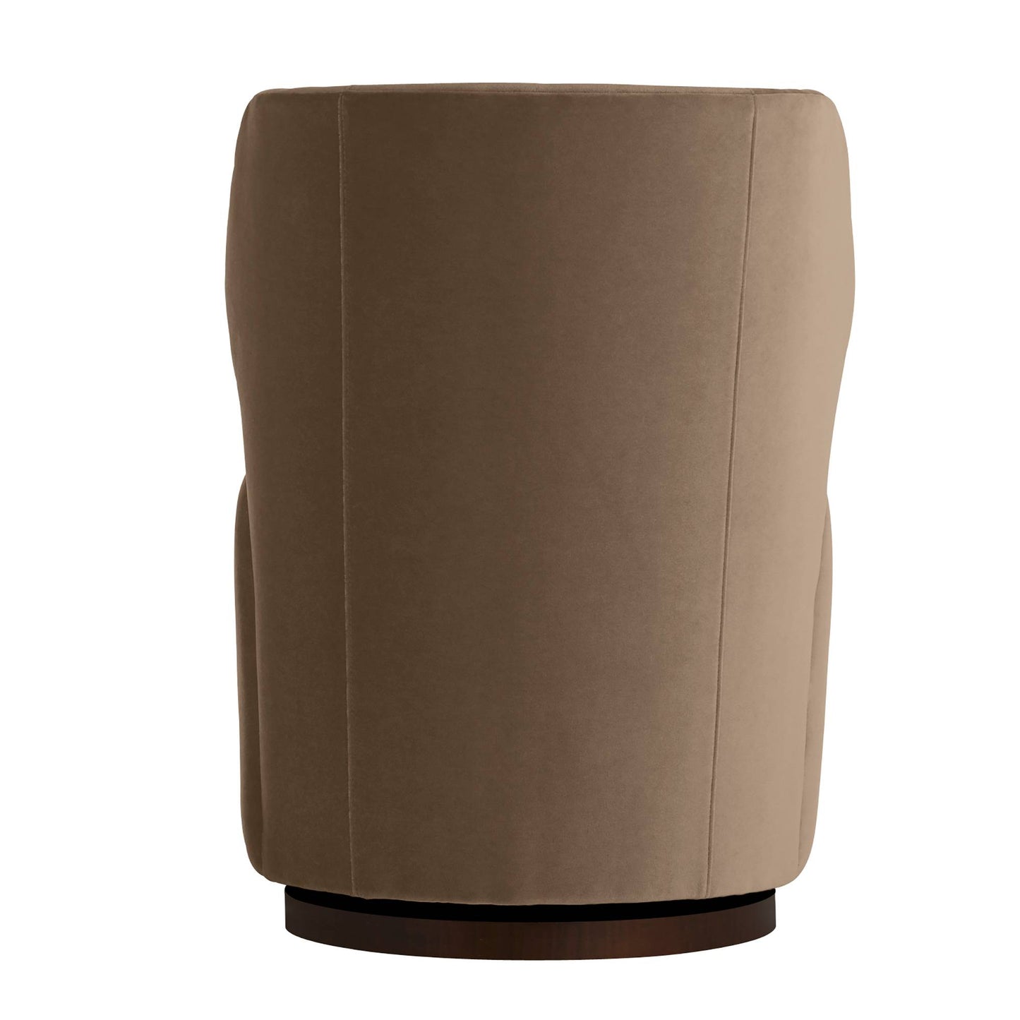 Arteriors Home Poppy Swivel Chair Cocoa Performance Velvet Cocoa