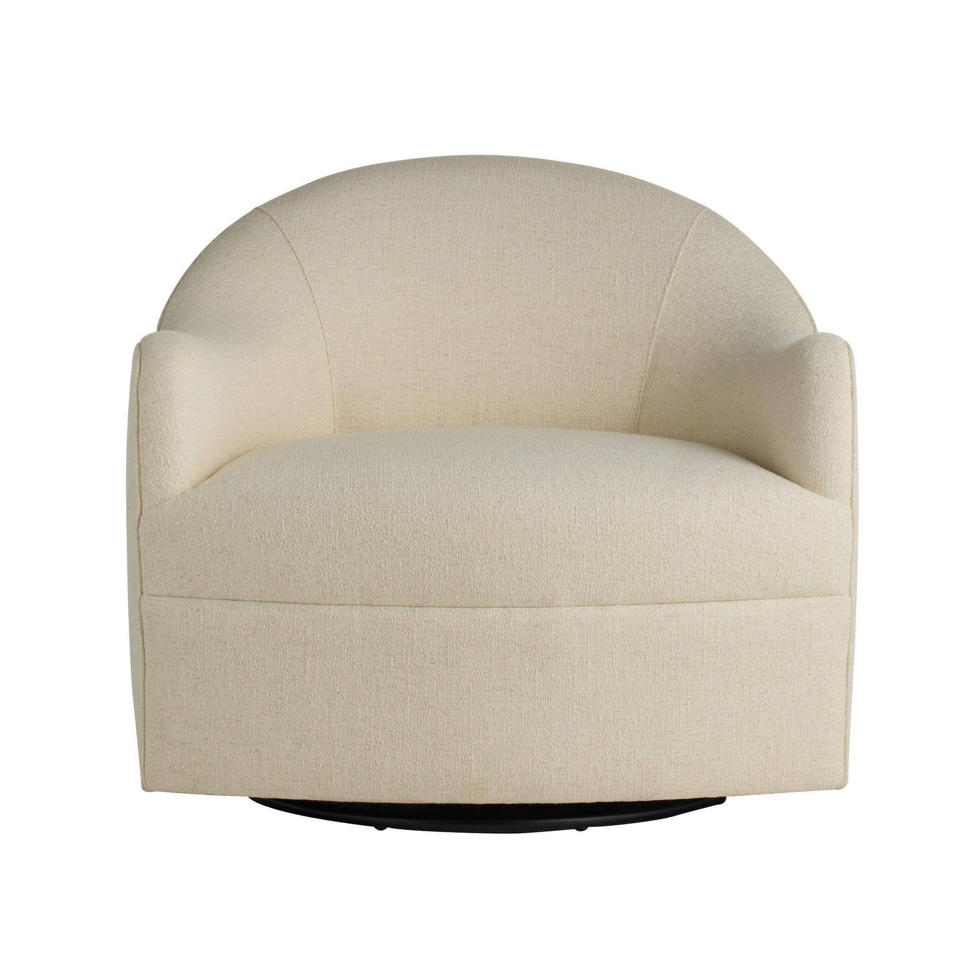 Arteriors Home Delfino Swivel Chair Oxford White