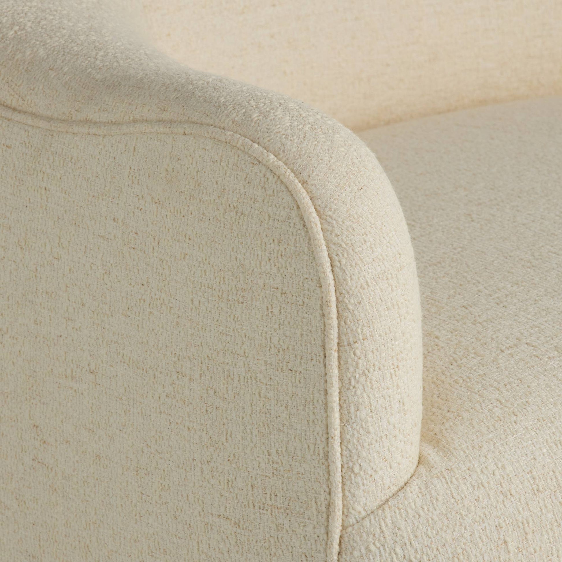Arteriors Home Delfino Swivel Chair Oxford White