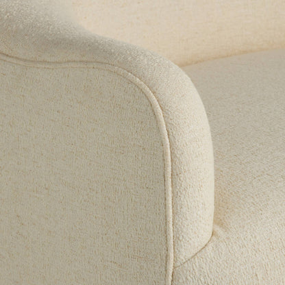 Arteriors Home Delfino Swivel Chair Oxford White