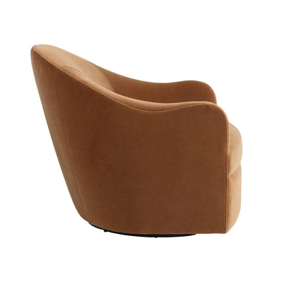 Arteriors Home Delfino Swivel Chair Cider Performance Velvet Cider