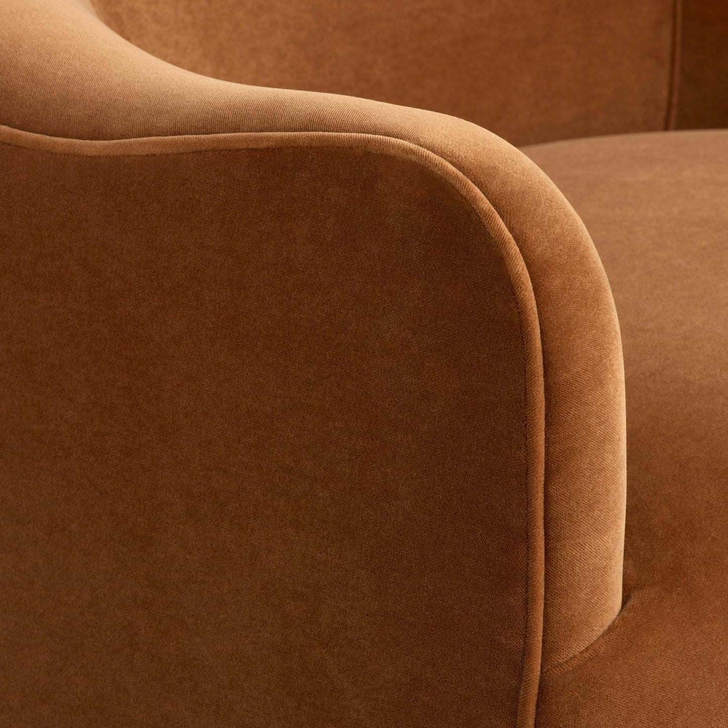 Arteriors Home Delfino Swivel Chair Cider Performance Velvet Cider