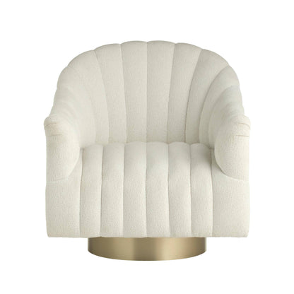 Arteriors Home Springsteen Swivel Chair Snow