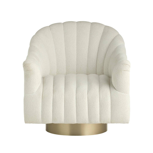 Arteriors Home Springsteen Swivel Chair Snow