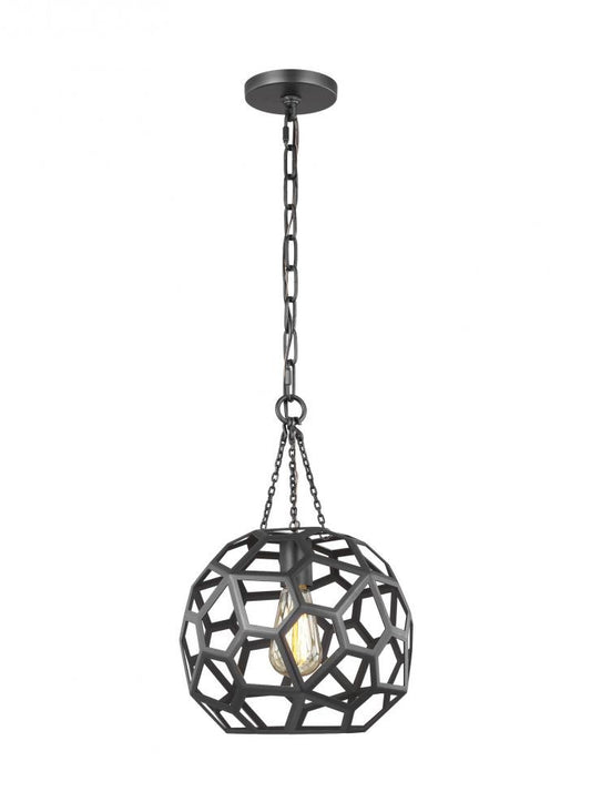 Visual Comfort Studio Feccetta Small Pendant Midnight Black