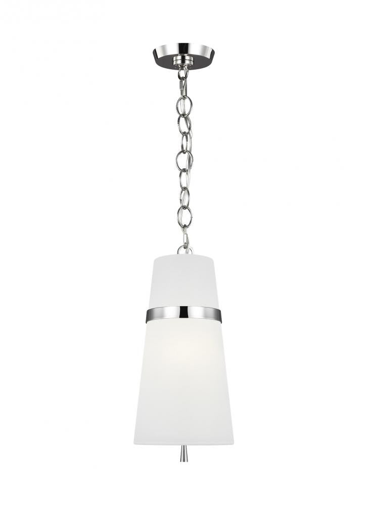 Visual Comfort Studio Cordtlandt Small Pendant Polished Nickel