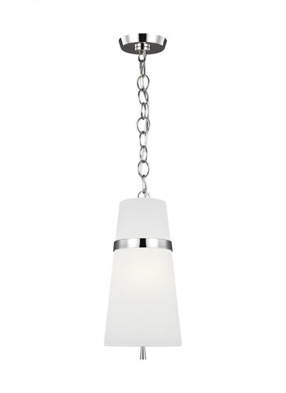Visual Comfort Studio Cordtlandt Small Pendant Polished Nickel