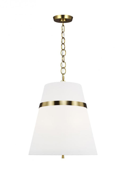 Visual Comfort Studio Cordtlandt 3 Light Large Pendant Burnished Brass