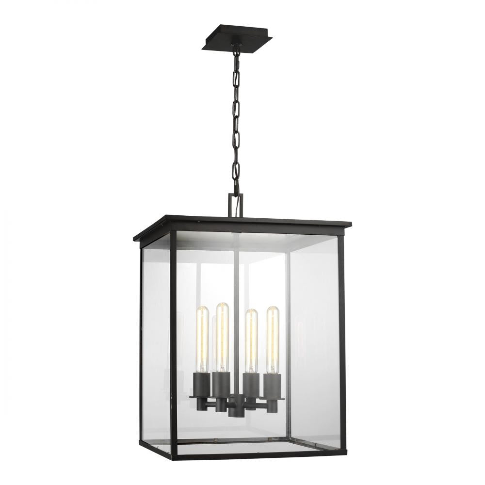 Visual Comfort Studio Freeport 4 Light Medium Outdoor Hanging Lantern Heritage Copper