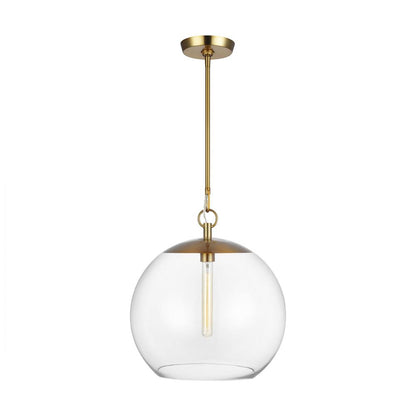 Visual Comfort Studio Atlantic Round Pendant Burnished Brass