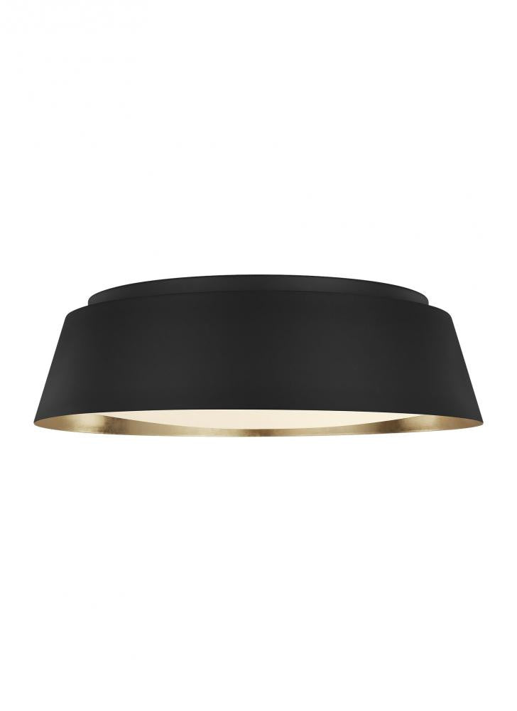 Visual Comfort Studio Asher Large Flush Mount Midnight Black