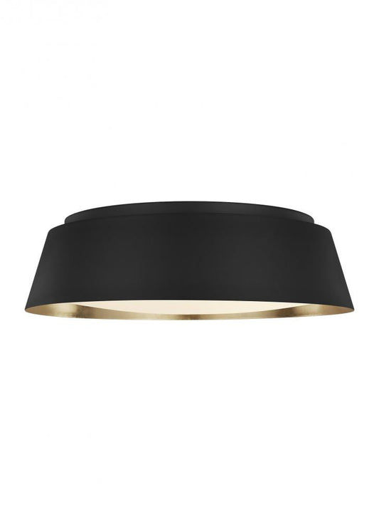 Visual Comfort Studio Asher Large Flush Mount Midnight Black