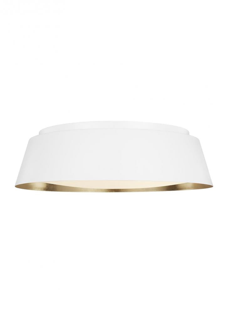 Visual Comfort Studio Asher Large Flush Mount Matte White